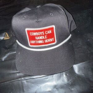 Gray Cap with Red Patch